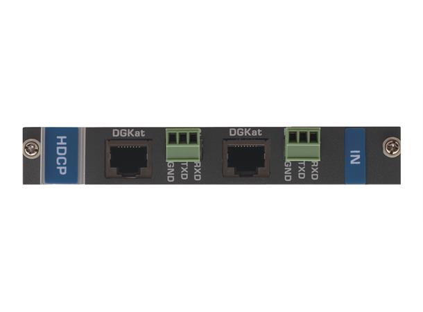 Kramer Matrix Card 2 x DGKat In HDCP 16x16-Frame Input Card 